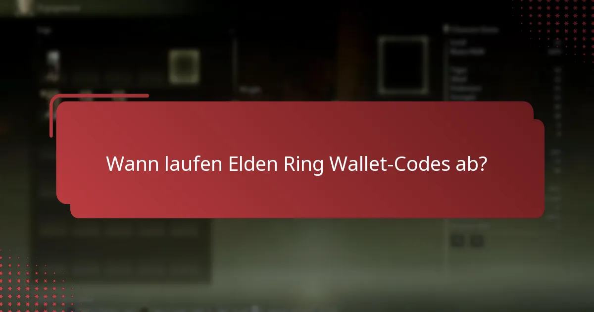 Welche Nutzungseinschränkungen gelten für Elden Ring Wallet-Codes?